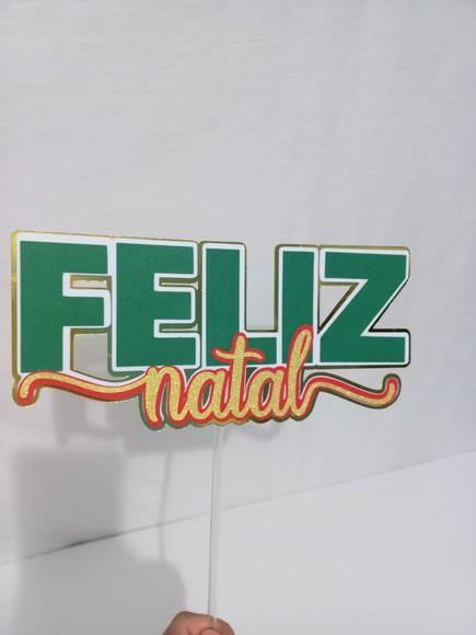 Topo de Bolo Natal