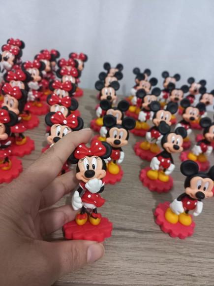 20 Unidades Aplique de Biscuit Minnie e Mickey