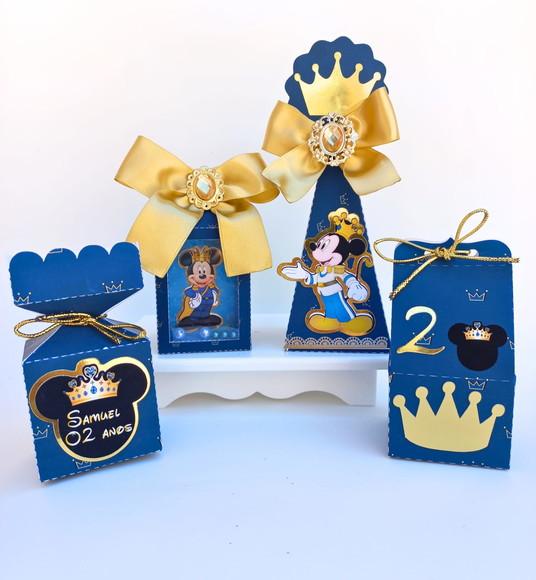 Personalizados Mickey Realeza Luxo - 30 Unidades