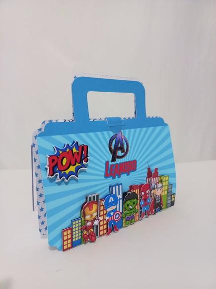 Mini Maleta para Colorir- Vingadores 05 Itens