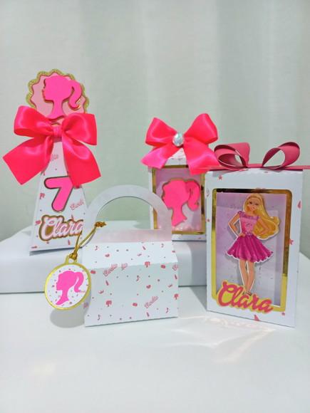 Kit Personalizados Barbie Luxo - 20 Itens