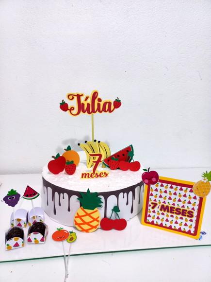 Kit Mesversário Frutinhas