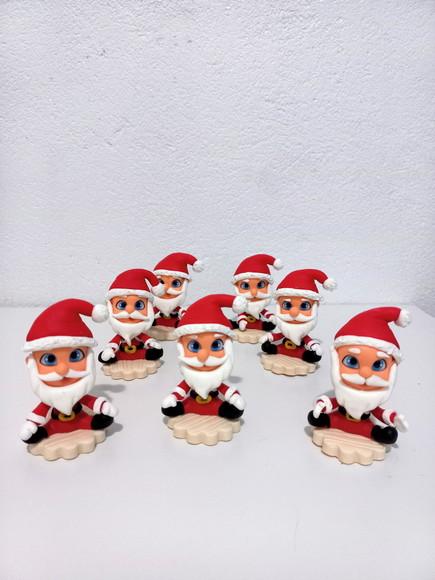 20 Apliques de Biscuit Papai Noel