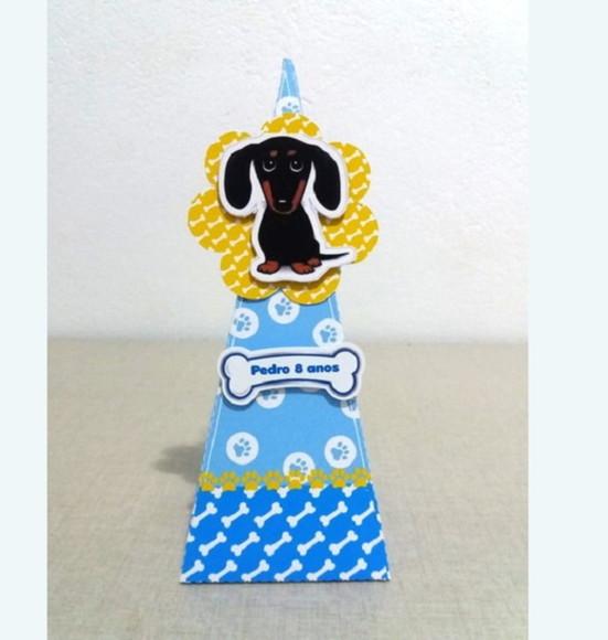 10 Caixa Cone - Piramide Cachorro Salsicha