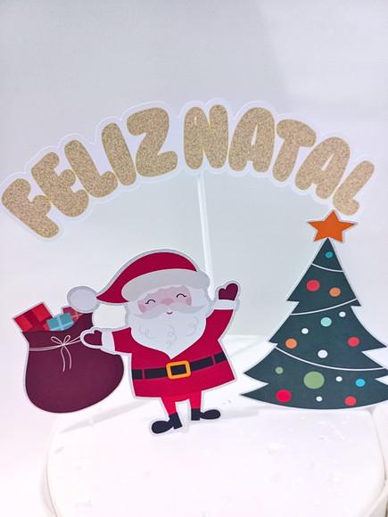 Topo de Bolo Natalino