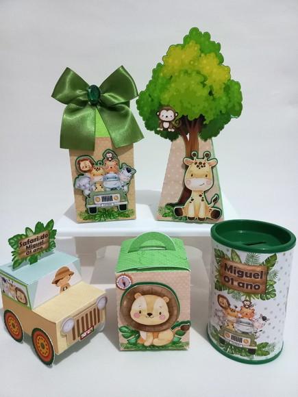 Kit Personalizados Safari Clássico 35 Peças