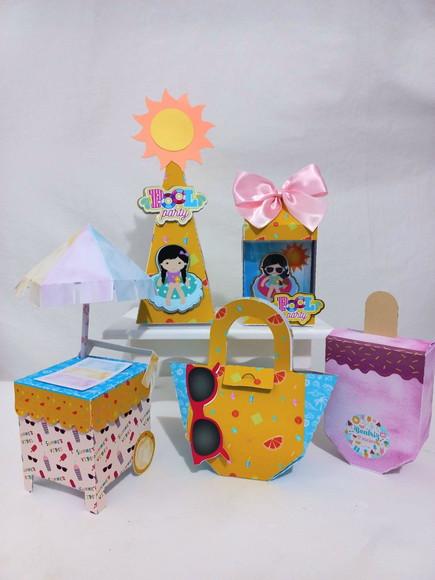 Kit Personalizados Pool Party- 30 Itens