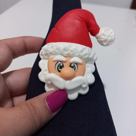 10 Unidades Porta Guardanapo Papai Noel Biscuit