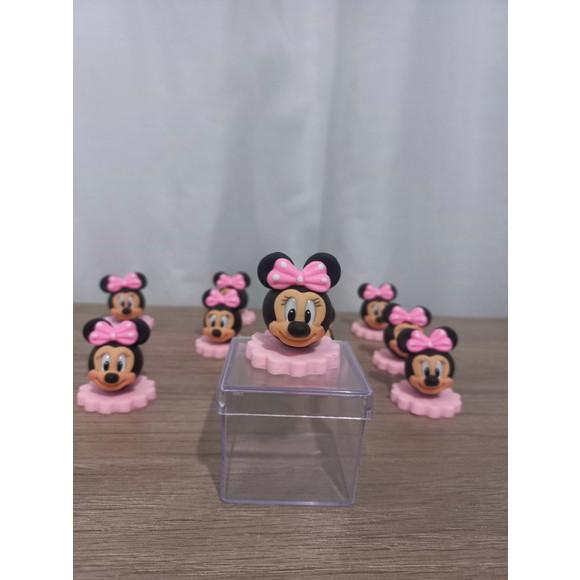 15 Apliques Rostinho Minnie em Biscuit