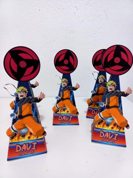 10 Unidades Caixa Cone (pirâmide) Naruto