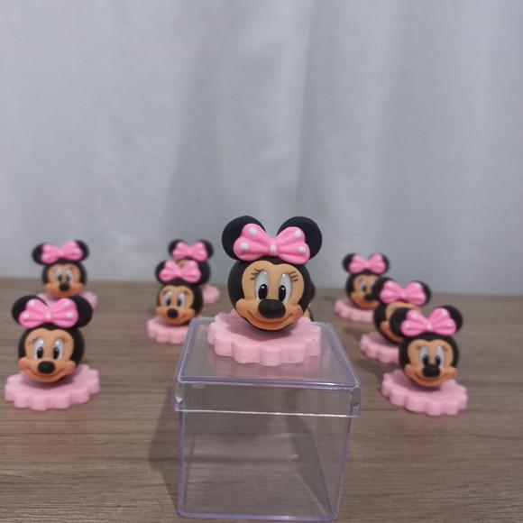 10 Apliques Rostinho Minnie em Biscuit