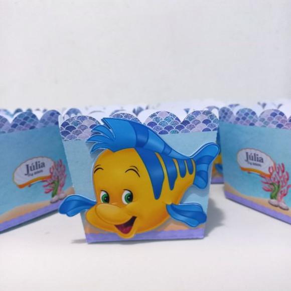 10 Unidades Cachepot Pequena Sereia 3d