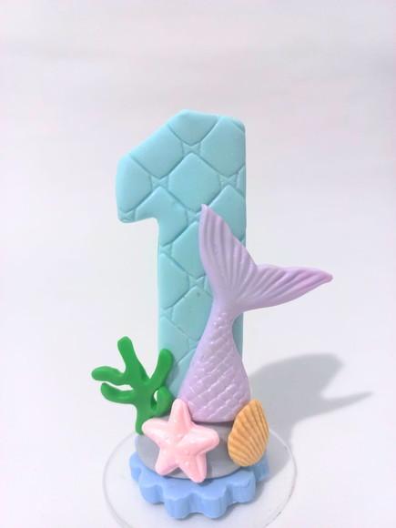 Vela Sereia em Biscuit