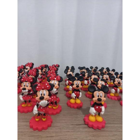25 Unidades Aplique de Biscuit Minnie e Mickey