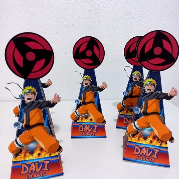 20 Unidades Caixa Cone (pirâmide) Naruto