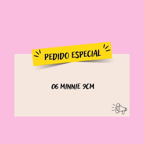 06 Unidades Aplique Mickey e Minnie 9cm