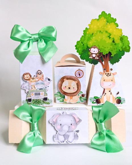 Kit Personalizados Safari Clássico 30 Peças