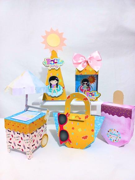 Kit Personalizados Pool Party- 10 Itens