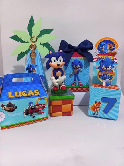 Kit Personalizados Sonic- 24 Itens