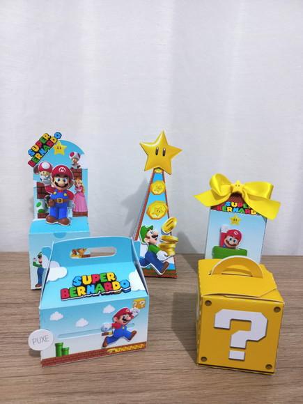 Kit Personalizados Super Mario - 20 Itens