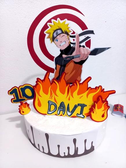 Topo de Bolo Naruto