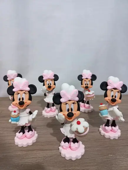 10 Apliques Confeitaria da Minnie em Biscuit