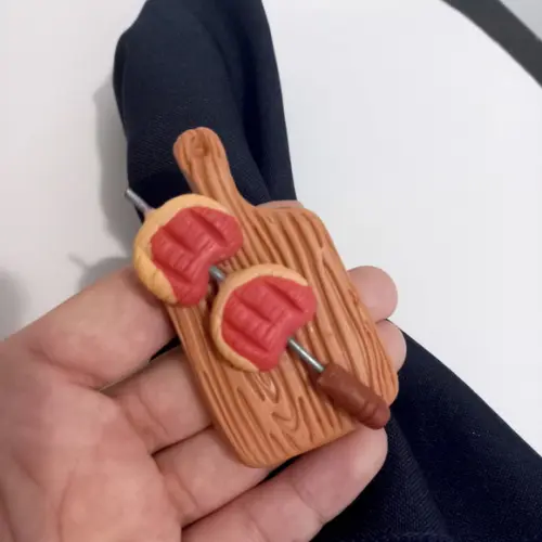 20 Unidades Porta Guardanapo em Biscuit - Churrasco