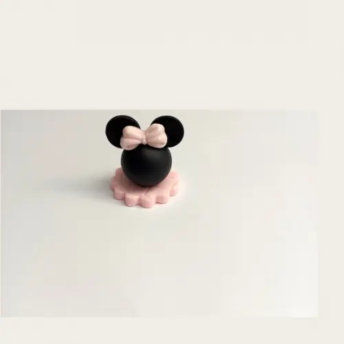 10 Aplique Cabeça Minnie em Biscuit