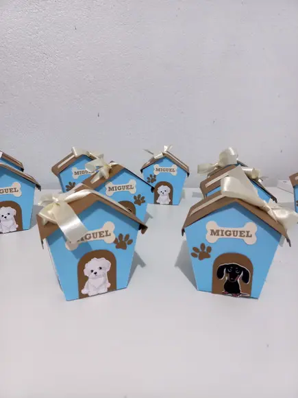 10 Unidades Caixinha Casinha de Cachorro