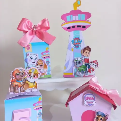 Personalizados Patrulha Canina Menina -classico 40 Peças