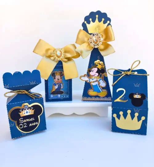 Personalizados Mickey Realeza Luxo - 20 Unidades