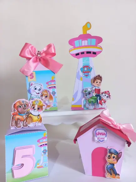 Personalizados Patrulha Canina Menina -classico 20 Peças