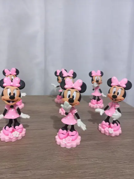 10 Aplique Minnie em Biscuit - P