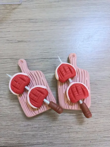 20 Unidade Imã em Biscuit - Churrasco