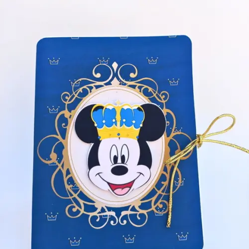 Convite de Aniversário Mickey Realeza 20 Unidades