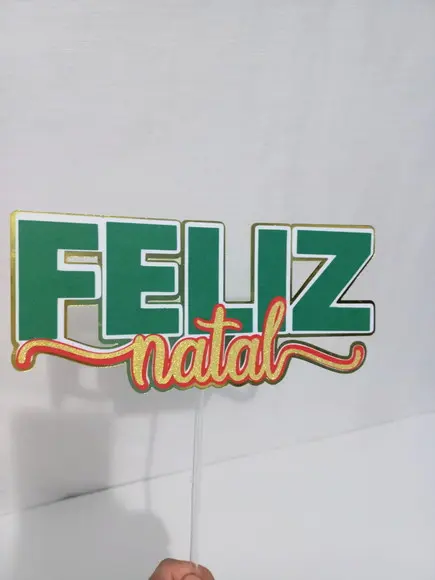 Topo de Bolo Natal