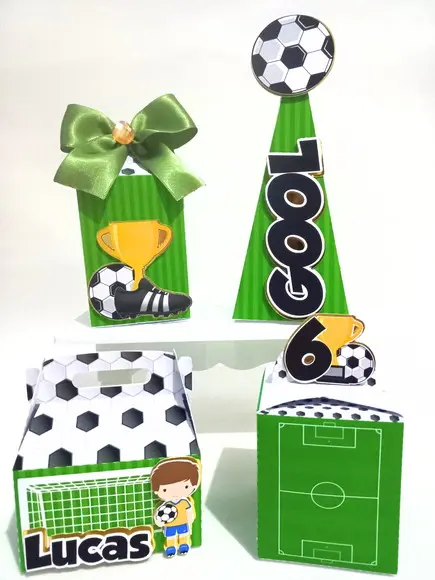 20 Peças Kit Personalizados Futebol