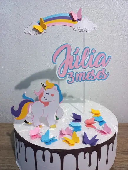 Kit Mesversário Unicornio