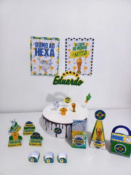 Kit Personalizados Copa do Mundo 2022
