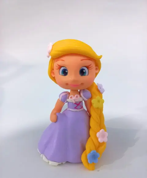 05 Unidades Aplique Princesa Rapunzel