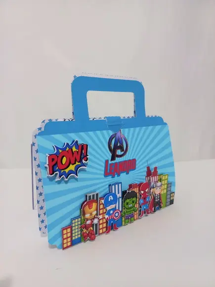 Mini Maleta para Colorir- Vingadores 05 Itens