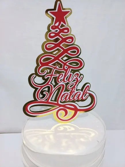 Topo de Bolo Natal