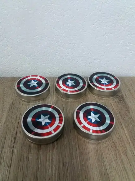10 Latinhas Mint To Be Escudo Capitão América