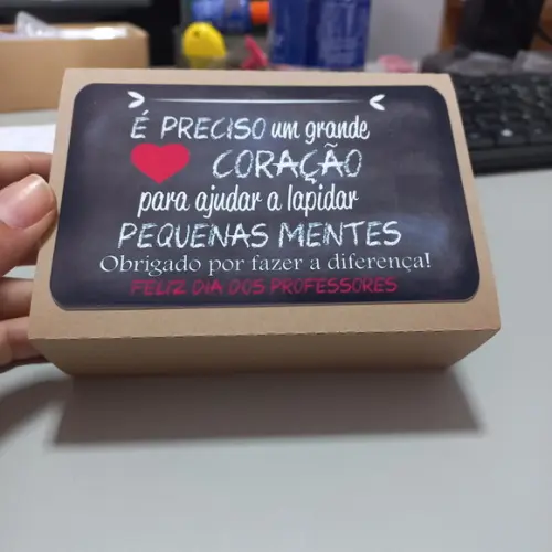 10 Caixinha para 06 Brigadeiros - Dia dos Professores