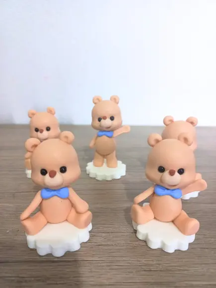 05 Ursinhos Chá de Bebe Biscuit