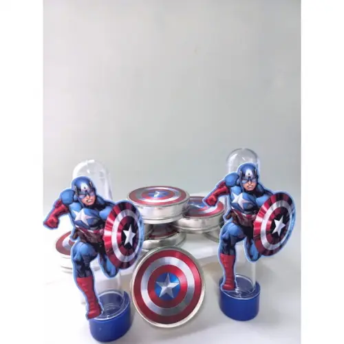 15 Tubetes Capitão América