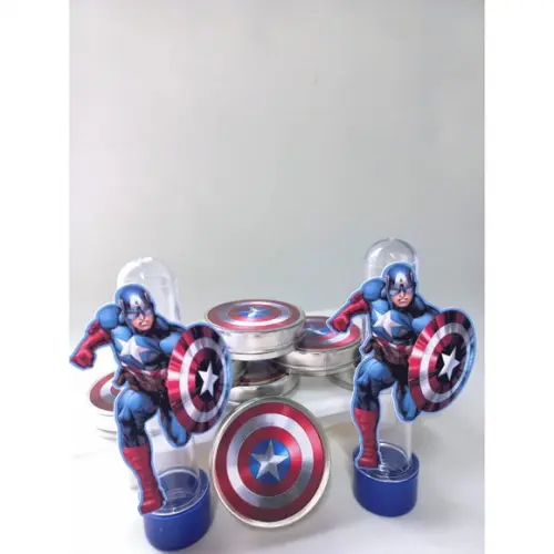 10 Tubetes Capitão América