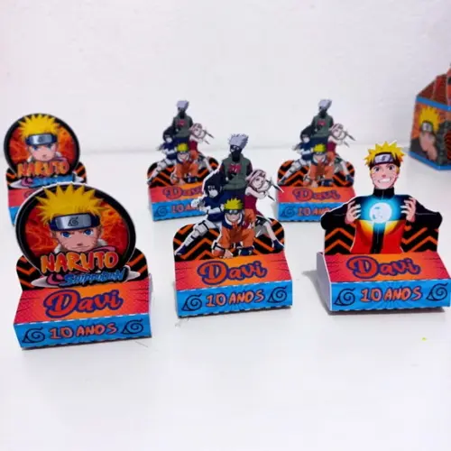 20 Unidades Porta Bis - Naruto