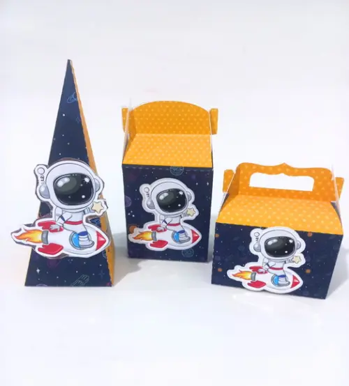 Kit Personalizados Astronauta 10 Peças