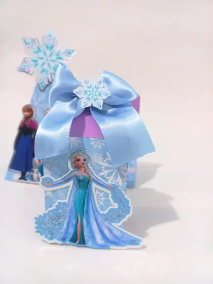 Kit com 20 Caixinhas Personalizadas Frozen